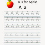 Kindergarten Worksheets Printable Tracing Worksheet Alphabet A A