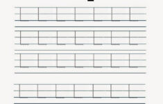 Kindergarten Worksheets Printable Tracing Worksheets Alphabet L
