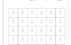 Large Tracing Letters TracingLettersWorksheets