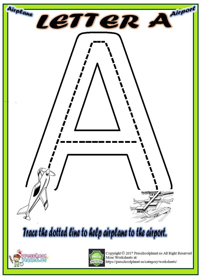 Letter A Worksheet Tracing Worksheets Preschool Worksheets 