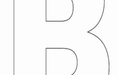 Letter B Printable Beautiful Alphabet Letter B Template For Kids