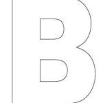 Letter B Template Best Photos Of Large Letter Templates Printable