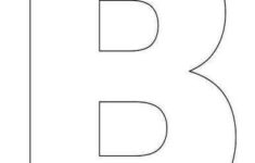 Letter B Template Best Photos Of Large Letter Templates Printable