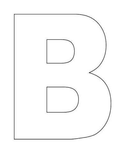 Large Letter B Printable Free | Letter Tracing Worksheets