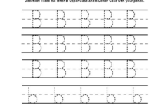 Letter B Tracing Alphabet Worksheets Writing Letters Words On Best