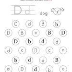 Letter D Worksheet