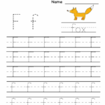 Letter F Tracing Worksheets Learning Printable