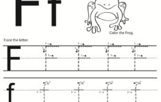 Letter F Worksheet For Preschool And Kindergarten Activity Shelter
