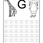 Letter G Tracing Template Printable Pdf Download