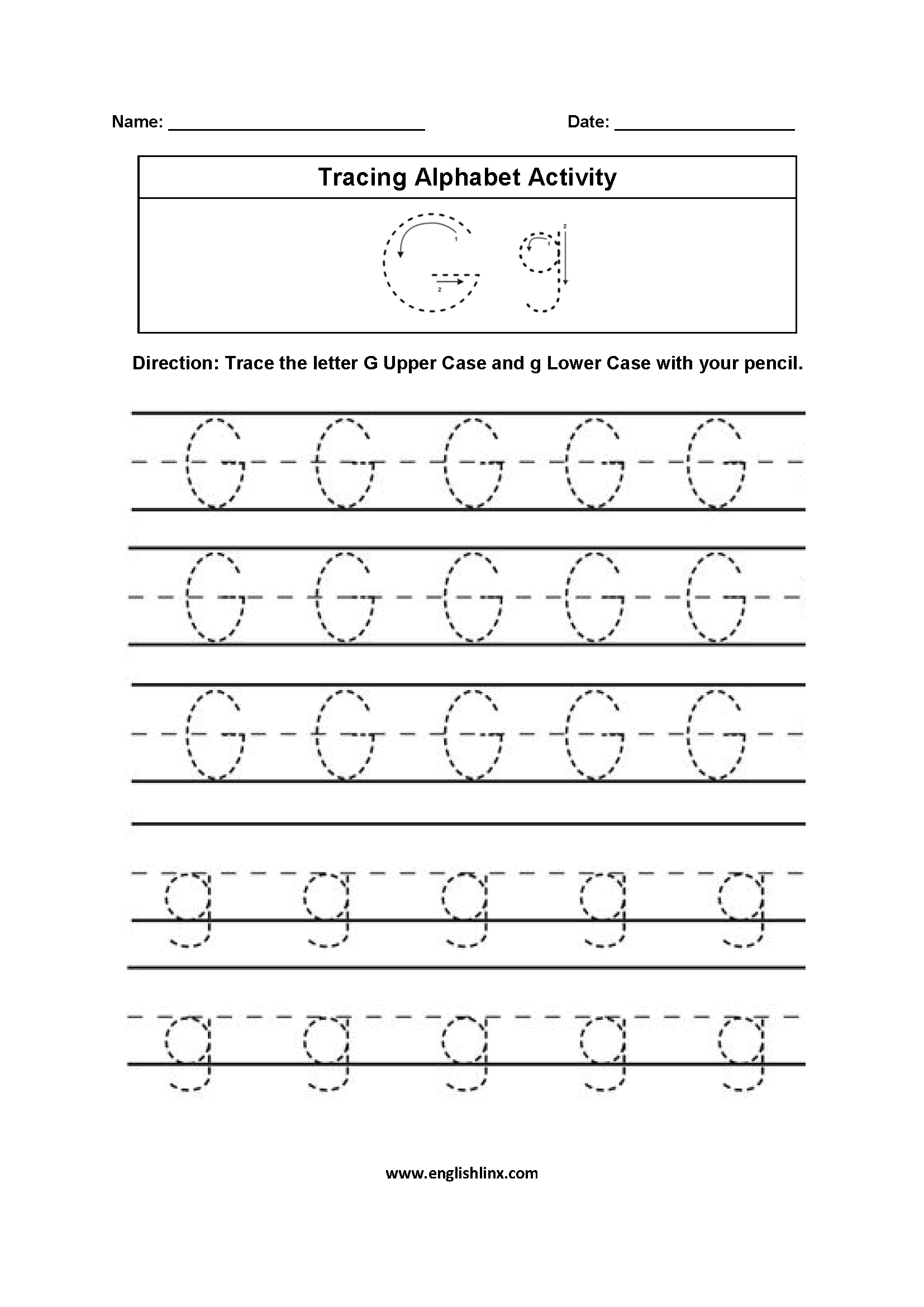 Letter Gg Worksheet Printable Worksheets And Activities For Teachers 