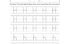 Letter H Tracing Activity AlphabetWorksheetsFree