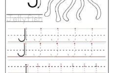 Letter J Worksheet Alphabet Worksheets Preschool Tracing Letters