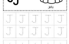 Letter J Worksheets For Kindergarten Free Letter J Tracing Worksheets