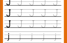 Letter Jj Handwriting Worksheets For Kids Alphabet Worksheets