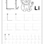 Letter L Tracing Worksheet For Preschool Name Tracing Generator Free