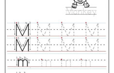 Letter M Template For Preschool Tracing Worksheets Dot To Dot Name