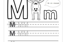 Letter M Tracing Worksheets Preschool AlphabetWorksheetsFree
