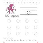 Letter O Worksheets For Preschool Activity Shelter