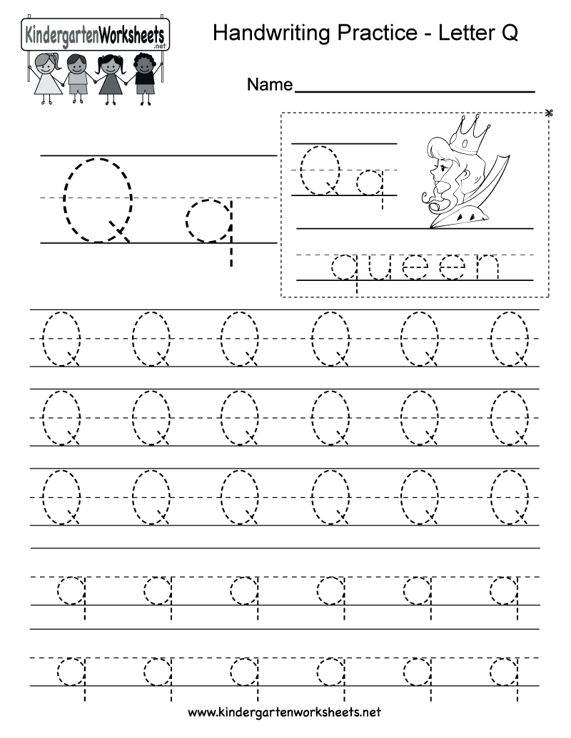 Letter Q Tracing Worksheet Dot To Dot Name Tracing Website