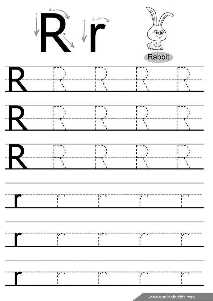 Tracing The Letter R