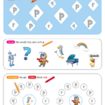 Letter Recognition Phonics Worksheet P Lowercase Super Simple