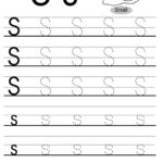 Letter S Tracing Worksheet ESL Handwriting Handwriting Worksheets