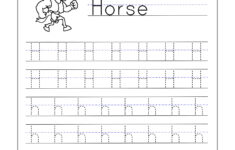 Letter Tracing H AlphabetWorksheetsFree