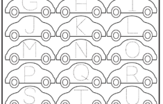 Letter Tracing Worksheet Car FREE Printable Worksheets Worksheetfun