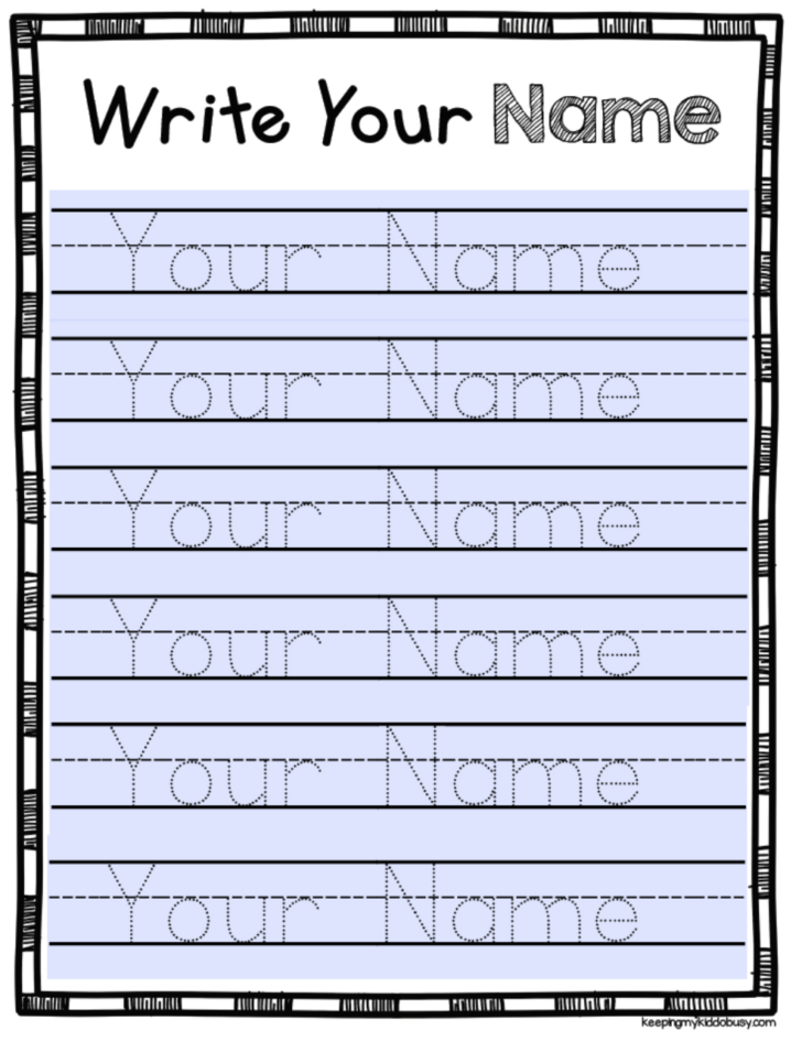 Letter Tracing Worksheets Editable