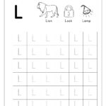 Letter Tracing Worksheets For Kindergarten Capital Letters Capital