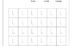 Letter Tracing Worksheets For Kindergarten Capital Letters Capital