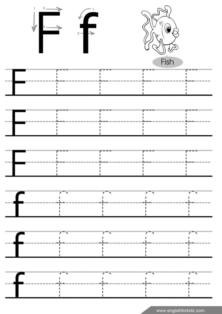 Letter F Tracing