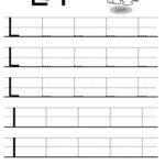 Letter Tracing Worksheets Letters K T