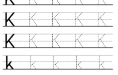 Letter Tracing Worksheets Letters K T