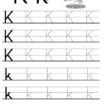 Letter Tracing Worksheets Letters K T