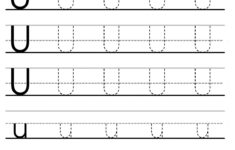Letter Tracing Worksheets Letters U Z