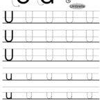 Letter Tracing Worksheets Letters U Z