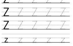 Letter Tracing Worksheets Letters U Z