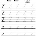 Letter Tracing Worksheets Letters U Z