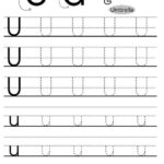 Letter U Tracing Worksheet Tracing Worksheets Preschool Letter