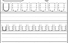 Letter U Worksheets Tracing Dot To Dot Name Tracing Website