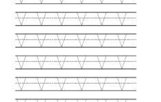 Letter V Tracing Sheet AlphabetWorksheetsFree