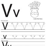 Letter V Worksheets To Print Activity Shelter