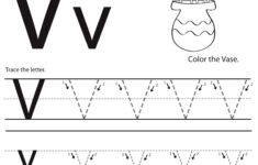Letter V Worksheets To Print Activity Shelter