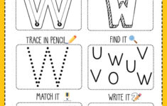 Letter W Worksheet