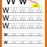 Letter Ww Handwriting Worksheets For Kids Letters For Kids Tracing