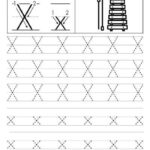 Letter X Alphabet Tracing Worksheets Letter Worksheets For Preschool