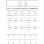 Letter X Tracing Alphabet Worksheets Tracing Alphabet Alphabet