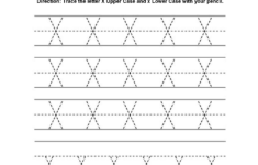 Letter X Tracing Alphabet Worksheets Tracing Alphabet Alphabet