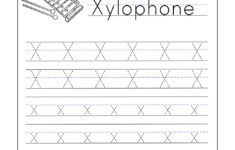 Letter X Tracing Worksheets Preschool AlphabetWorksheetsFree